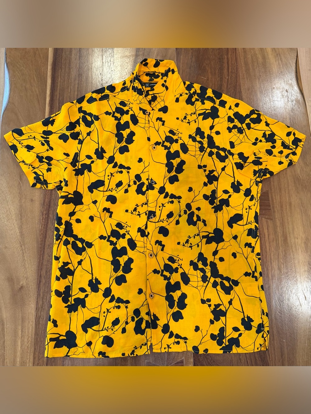 International Concepts Men’s Yellow Floral Shirt